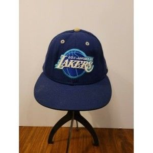 Los Angeles Lakers Blue New Era 59Fifty Fitted Cap 7 1/8 Throwback